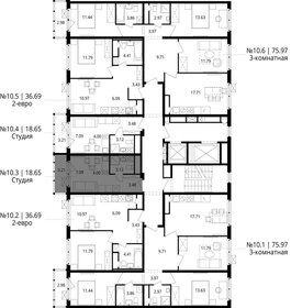 18,4 м², квартира-студия 4 816 339 ₽ - изображение 69