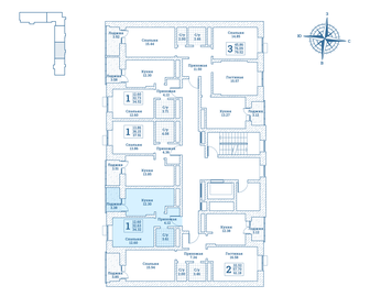 34,4 м², 1-комнатная квартира 4 148 815 ₽ - изображение 16