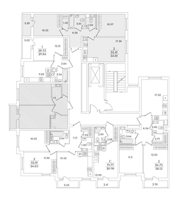 54 м², 2-комнатная квартира 13 027 221 ₽ - изображение 72