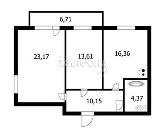 Квартира 67,8 м², 2-комнатная - изображение 1