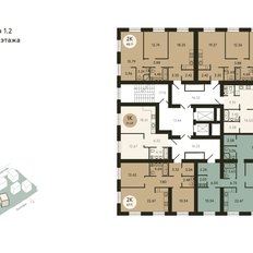 Квартира 43,4 м², студия - изображение 2