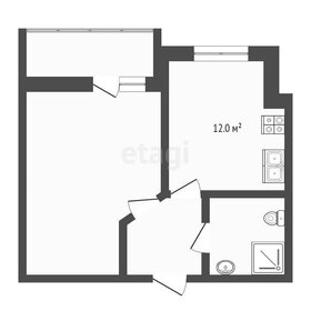 Квартира 34,4 м², 1-комнатная - изображение 2