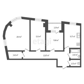 Квартира 71,1 м², 3-комнатная - изображение 2