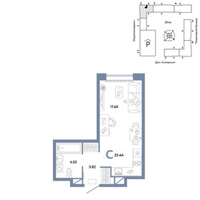 26 м², квартира-студия 4 000 000 ₽ - изображение 64