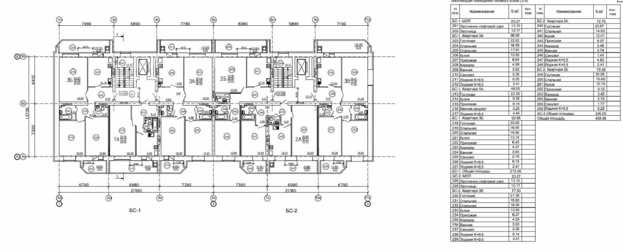 96,1 м², 3-комнатная квартира 8 319 500 ₽ - изображение 1