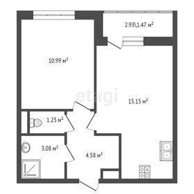 Квартира 36,5 м², 1-комнатная - изображение 1