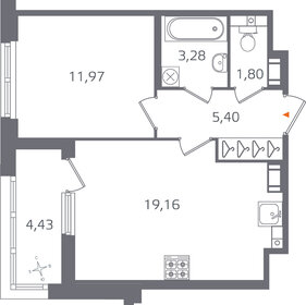 48,1 м², 1-комнатная квартира 11 275 000 ₽ - изображение 91