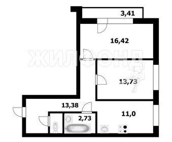 Квартира 58,8 м², 2-комнатная - изображение 1