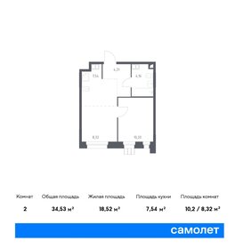38 м², 2-комнатные апартаменты 8 950 000 ₽ - изображение 90