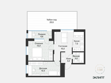 51,8 м², 2-комнатная квартира 7 450 000 ₽ - изображение 22