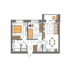 Квартира 61,2 м², 2-комнатная - изображение 4