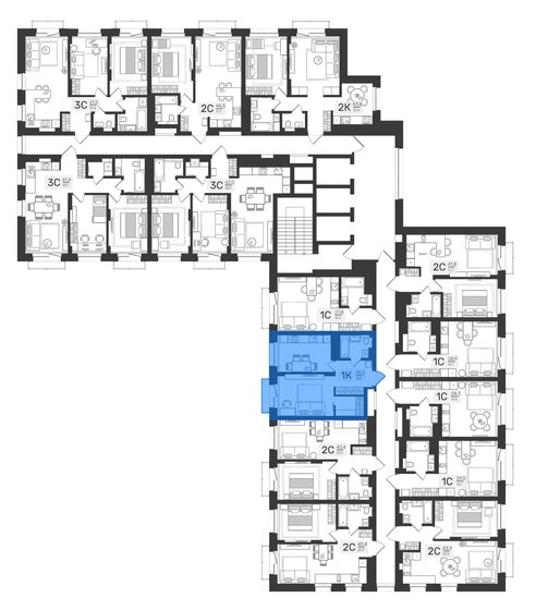 39,2 м², 1-комнатная квартира 6 300 000 ₽ - изображение 29