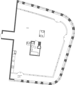 Квартира 169,3 м², 5-комнатная - изображение 1