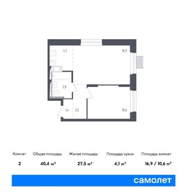 45,8 м², 1-комнатная квартира 8 300 000 ₽ - изображение 23