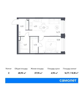 54 м², 2-комнатная квартира 33 000 000 ₽ - изображение 102