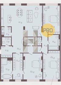 Квартира 228 м², 3-комнатные - изображение 1