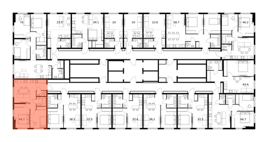 77,4 м², 4-комнатная квартира 10 500 000 ₽ - изображение 97