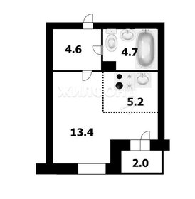 Квартира 28,9 м², студия - изображение 1