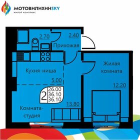 35,1 м², 2-комнатная квартира 4 678 631 ₽ - изображение 70