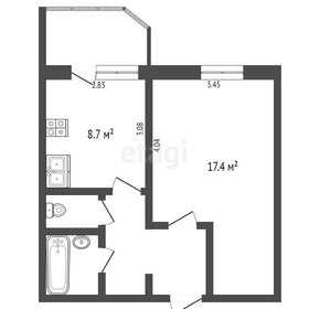 Квартира 43 м², 1-комнатная - изображение 2