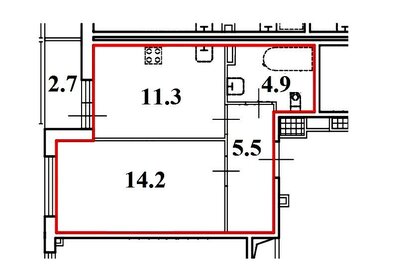 39 м², 1-комнатная квартира 6 750 000 ₽ - изображение 84