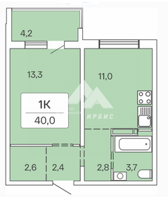 40,9 м², 2-комнатная квартира 4 200 000 ₽ - изображение 33