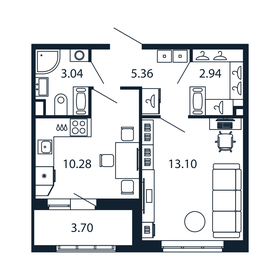 34 м², 1-комнатная квартира 8 701 888 ₽ - изображение 82