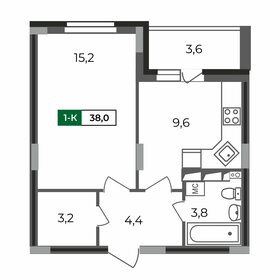 37,9 м², 1-комнатная квартира 3 600 500 ₽ - изображение 33