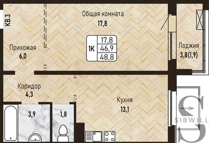 55 м², 1-комнатная квартира 6 000 000 ₽ - изображение 107