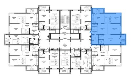 Квартира 86,6 м², 4-комнатная - изображение 1