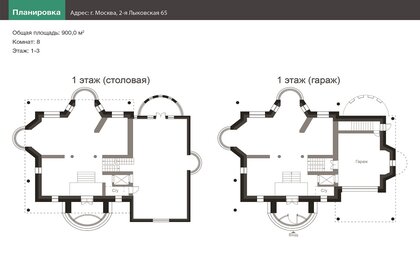 Квартира 950 м², 8-комнатная - изображение 1