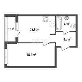 Квартира 41,9 м², 1-комнатная - изображение 2