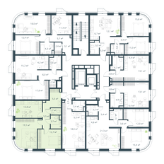 Квартира 61,6 м², 2-комнатная - изображение 3