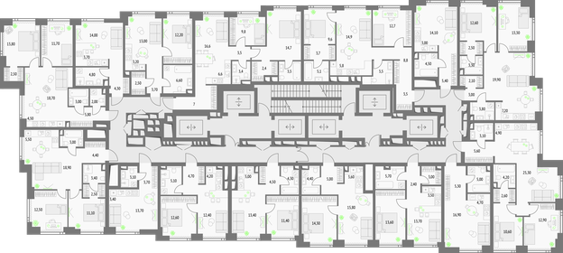 57 м², 2-комнатная квартира 21 000 000 ₽ - изображение 93