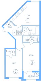 82,6 м², 2-комнатные апартаменты 19 000 000 ₽ - изображение 94