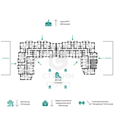 Квартира 56,5 м², 2-комнатная - изображение 4