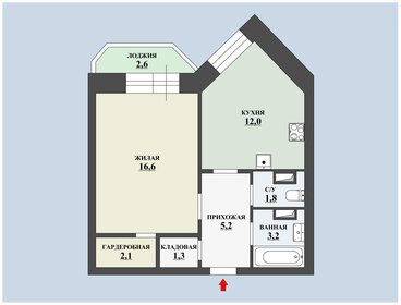 61 м², 2-комнатная квартира 14 900 000 ₽ - изображение 63