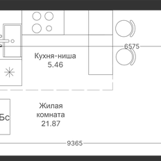 Квартира 32,1 м², студия - изображение 2