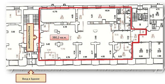 380,2 м², торговое помещение 1 300 000 ₽ в месяц - изображение 23