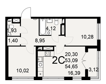 58,8 м², 4-комнатная квартира 4 000 000 ₽ - изображение 85