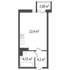 30,8 м², квартира-студия 4 050 000 ₽ - изображение 61