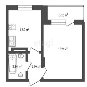 Квартира 39 м², 1-комнатная - изображение 2