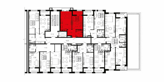 Квартира 40,6 м², 1-комнатная - изображение 2