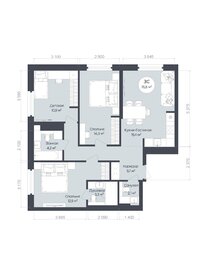 Квартира 76,5 м², 4-комнатная - изображение 1