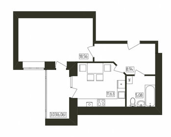 28 м², 1-комнатная квартира 850 000 ₽ - изображение 77