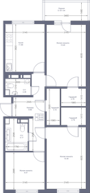 75 м², 2-комнатная квартира 8 700 000 ₽ - изображение 26