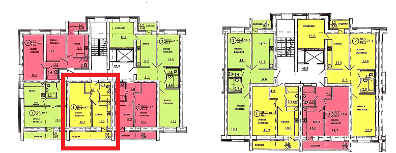 40 м², 1-комнатная квартира 1 154 000 ₽ - изображение 1