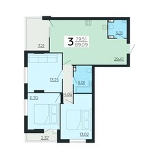 Квартира 89,1 м², 3-комнатная - изображение 5