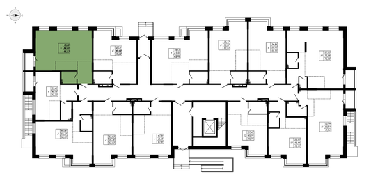 16,7 м², 1-комнатная квартира 3 400 000 ₽ - изображение 61
