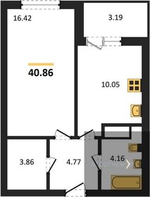 46 м², 1-комнатная квартира 6 000 000 ₽ - изображение 126